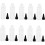 10pcs 100ml Squeeze Dropper Bottles Black Screw Caps Refillable Plastic Applicator Bottles 1