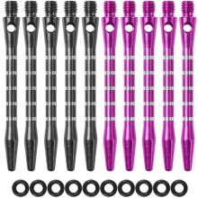 10 Sets Ersatz-Dartschäfte, 2BA-Gewinde, Aluminiumlegierung