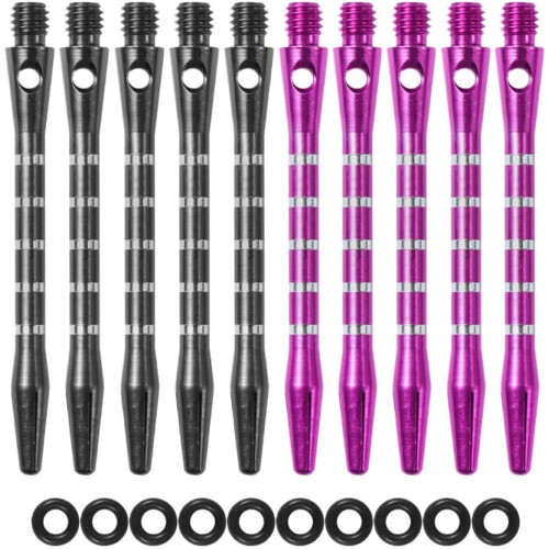 10 Sets Ersatz-Dartschäfte, 2BA-Gewinde, Aluminiumlegierung