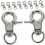 10pcs Medium Zinc Alloy Trigger Snap Hooks Swivel Bag 1