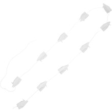 10-strängige weiße Origami-Kranich-Girlande, 10 cm lange Papierkraniche, ideal für Hochzeiten und Babypartys