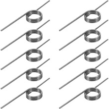 10Pcs Small Metal Torsional Springs for Trash Bucket Lid Replacement, Sturdy Wire Torsion Springs