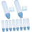 10PCS Refillable Fine Mist Spray Bottles for Makeup Setting and Skin Hydration Plastic Empty Spray Containers 1