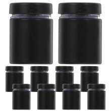10 Stück schwarze Edelstahl-Abstandsschrauben für Werbeschild-Befestigungsmaterial