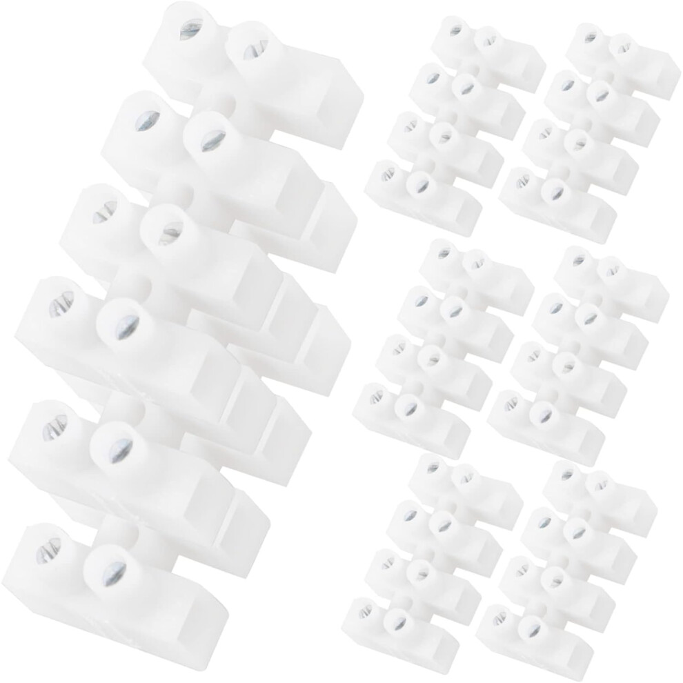 10Pcs Quick Connect Wire Terminal Block Butt Connector For Electrical Cable Connectors Screw Type Push Quick Wire Cable 5455468333668