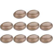 10 ovale Achat-Cabochons für die Schmuckherstellung, flache Halbedelsteine