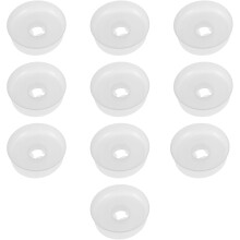 10 db-os műanyag cérnaorsó-rendező huzaltekercseléshez, közepes fehér damiltekercselő