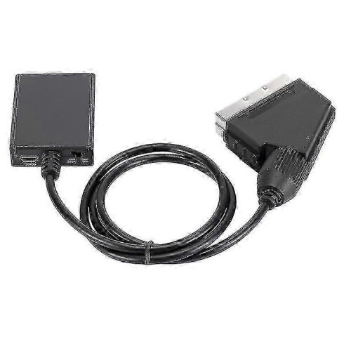 Convertitore da HDMI a SCART, adattatore audio/video HD 1080p per HDTV, DVD, decoder Sky e STB. 1