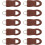 Detachable Zipper Pull Tab Repair Pull Hands 10pcs Brown DIY Bag Acessórios 1