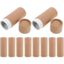 10 Stück Kraftpapierröhren, 20 ml Kartonröhren für Bastelarbeiten, Versand, Aufbewahrung, Posterhalter