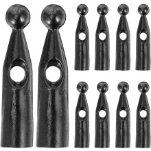 10 ks kovových náhradných korálok na dáždnik 17x3 mm