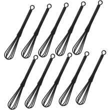 10 mini batidores de plástico para mezclar tintes para el cabello. Herramientas para mezclar y remover tintes para el cabello.