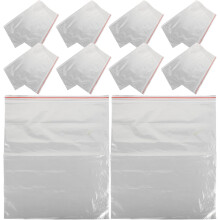 10 Stück Dokumentenbeutel mit Reißverschluss aus Aquarellpapier, Plastikverpackungsbeutel