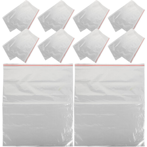 10 bolsas de plástico con cierre de cremallera para documentos, papel acuarela