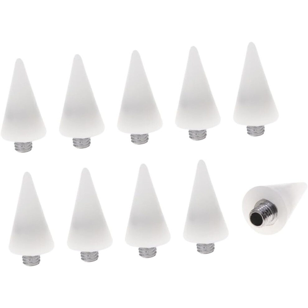 Hkhbjs 10Pcs Dot Pen Wax Tip Double Head Nail Point Pen Manicure Dotting Tools Wax Head