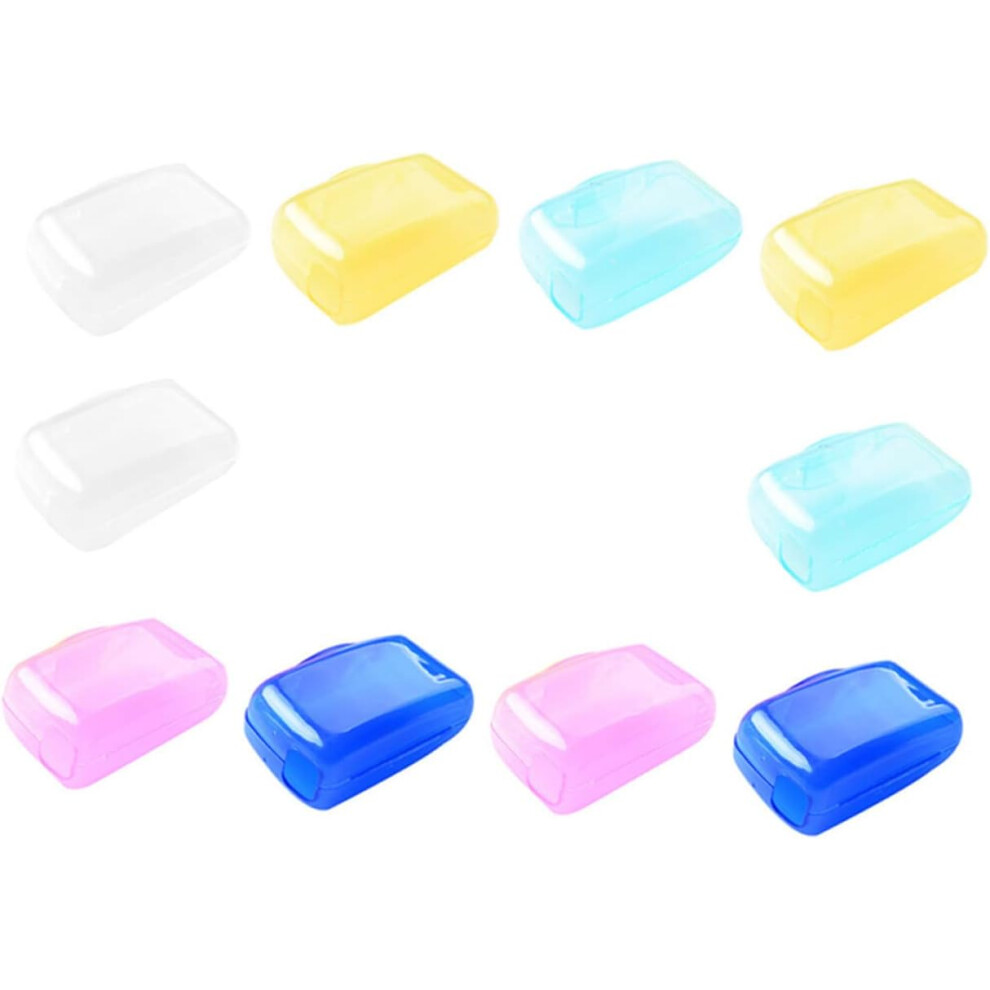 Hkhbjs 10Pcs Toothbrush Head Caps Toothbrush Covers For Travel Plastic Head Coverings Accessories