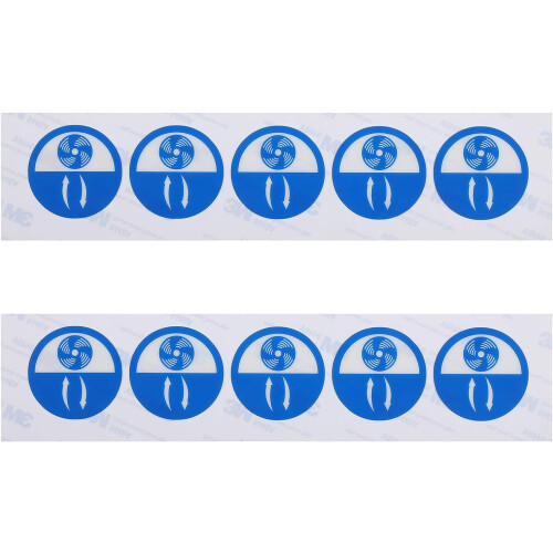10Pcs Equipment Vent Warning Decals Safety Stickers Caution Decal Indicating Direction