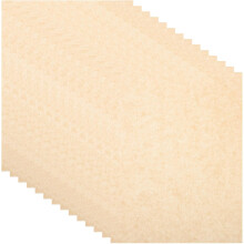 100 feuilles de papier d'emballage anti-graisse pour sandwichs, 20 x 25 cm, en pâte de bois naturelle, jetables