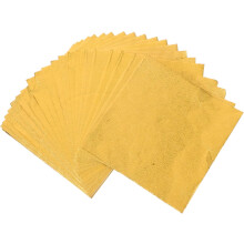 100pcs Aluminum Foil Wrappers Gold Wrapping Paper for Tea Sweets Candy Cake Decorations