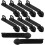10pcs Replacement Zipper Slider Nylon Zipper Puller with Userfriendly Design Enhanced Security Black 1