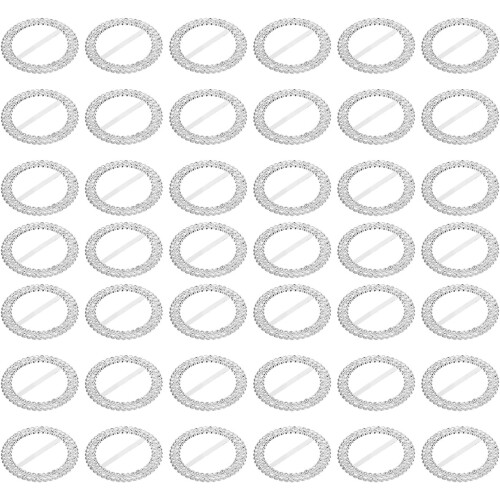 100 Stück Strass-Schleifenclips, runde Schalschnallen-Schieber