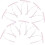 100 buc Funde decorative lucrate manual, pre-legate, pentru ornamente de brad 1