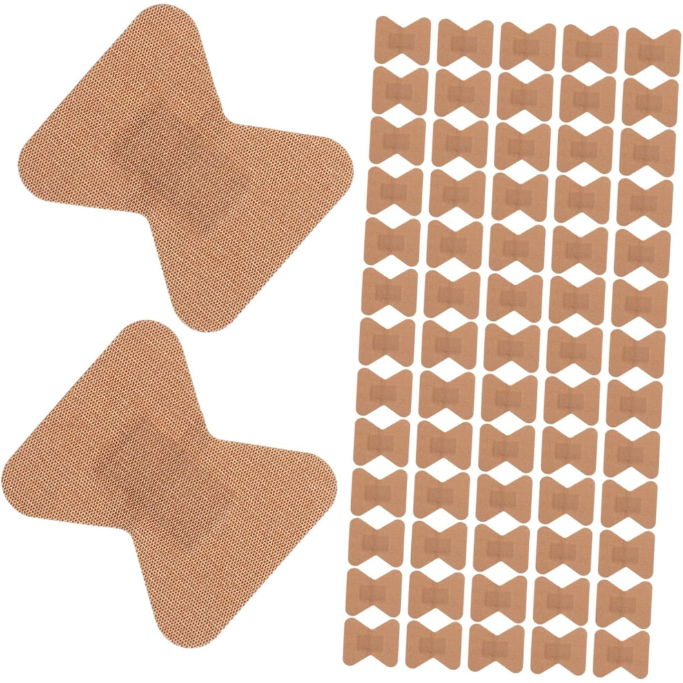 Hkhbjs 100Pcs Flexible Fabric Fingertip Bandages Butterfly Knuckle Wraps Breathable Adhesive