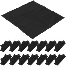 Lot de 100 chiffons en fibre pour le nettoyage des lunettes, réutilisables et portables.