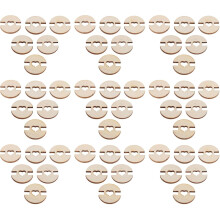 Lot de 100 boutons pompons en bois amovibles pour chapeaux tricotés, outils de confection et attaches.