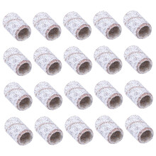 Juego de 100 bandas para lijar uñas, bandas para decoración de uñas, brocas para manicura y pedicura.