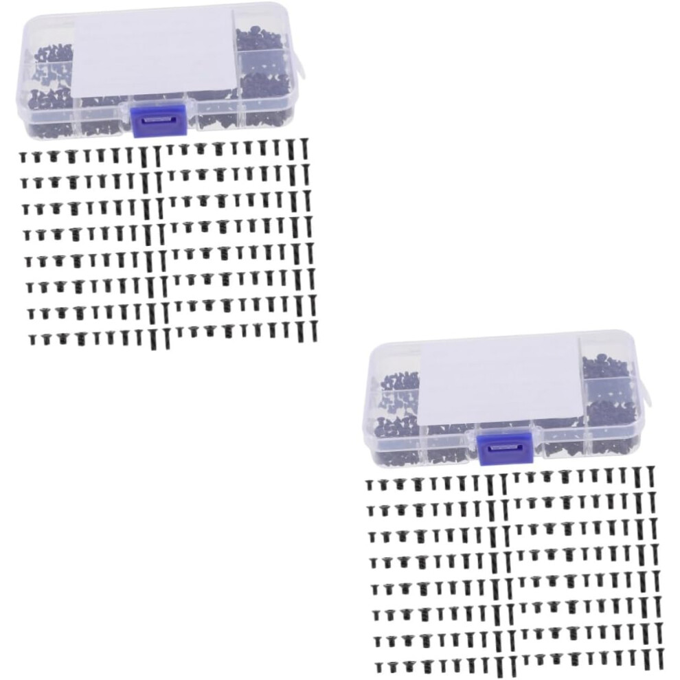 2 Sets Countersunk Screws For Laptop Flat Head Cap Screws For Computer Assembly And Repair 5455468319242