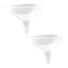Lot de 100 mini entonnoirs à poignée en plastique pour transfert de liquides cosmétiques