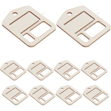 100pcs fio de bordado de madeira organizador cruz costura fio armazenamento para projetos de costura DIY artesanato bobinas