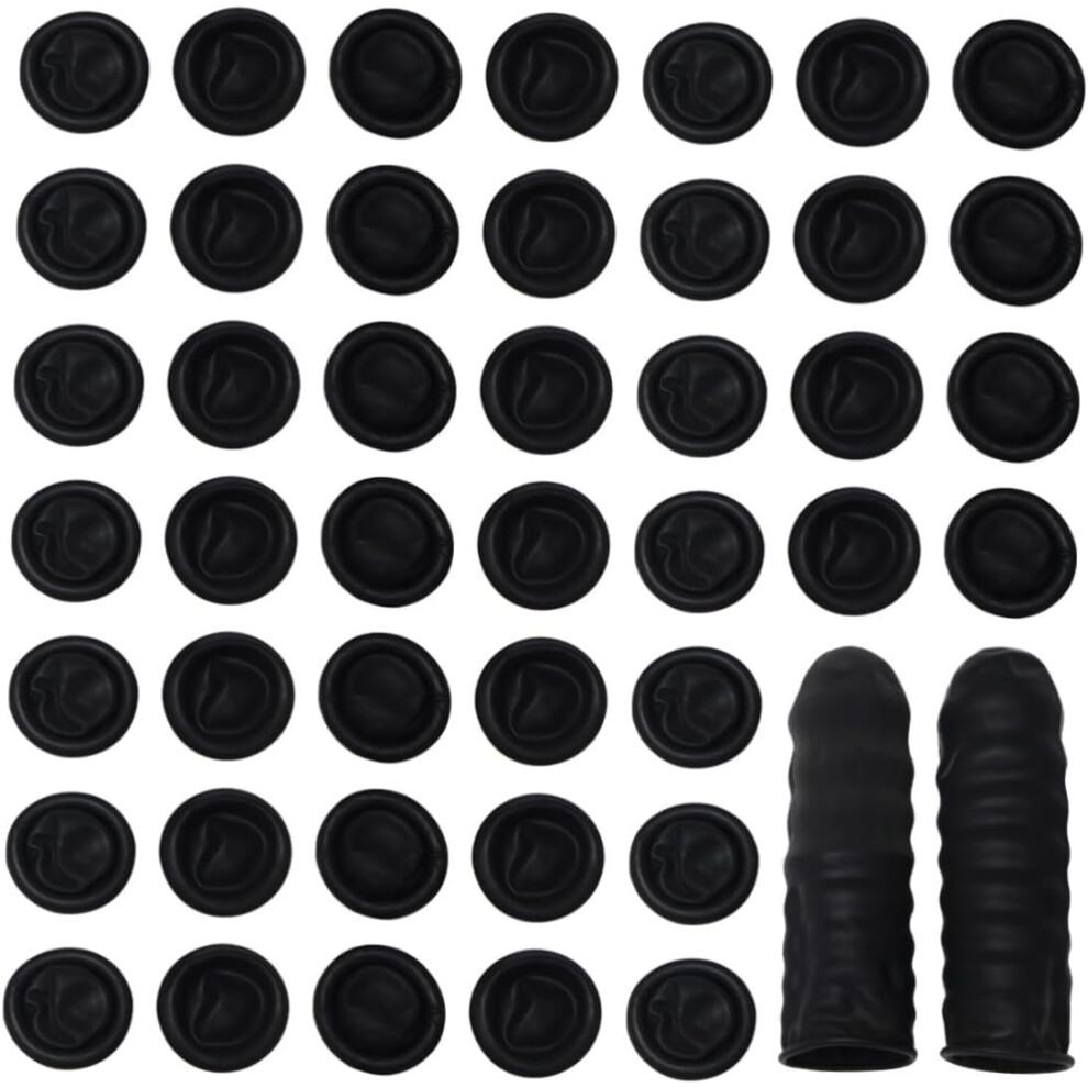 Hkhbjs Black Anti-Static Finger Covers 1000Pcs Roll Rim Finger Cots Protective Cover For Factory Workshop Use