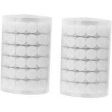 1000 pares de cinta adhesiva de puntos con velcro, nailon autoadhesivo, fuerte y pegajoso, color blanco, 15 mm