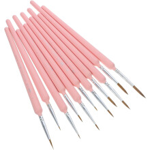 11-teiliges Set feiner Miniaturpinsel für Acryl- und Ölmalerei