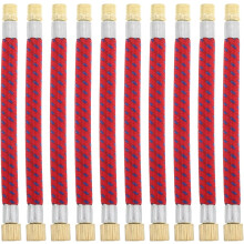 Lot de 10 mini tuyaux d'extension portables pour pompe de gonflage de matelas pneumatique, tubes de rechange compatibles
