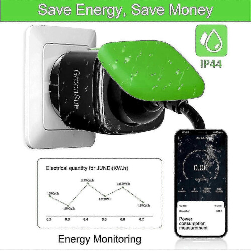 IP44 Waterproof Outdoor Smart Plug Programmable Timer Electrical Socket 1