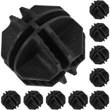 12 Stück Kunststoff-Würfelverbinder, Drahtwürfelverbinder, ABS, robust, schnell montierbar, schwarz, DIY-Schuhregal-Aufbewahrungszubehör