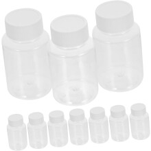 12-teiliges Reiseflaschen-Set, 100 ml, nachfüllbare kleine Flaschen aus PET und PP