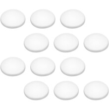 Lot de 12 protections de porte et de mur auto-adhésives en silicone 50 x 12 mm, coussinets anti-collision