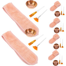 Kosmetikerinnen-Set mit Gesichtsschale und Kopfband, inklusive Applikatorpinsel