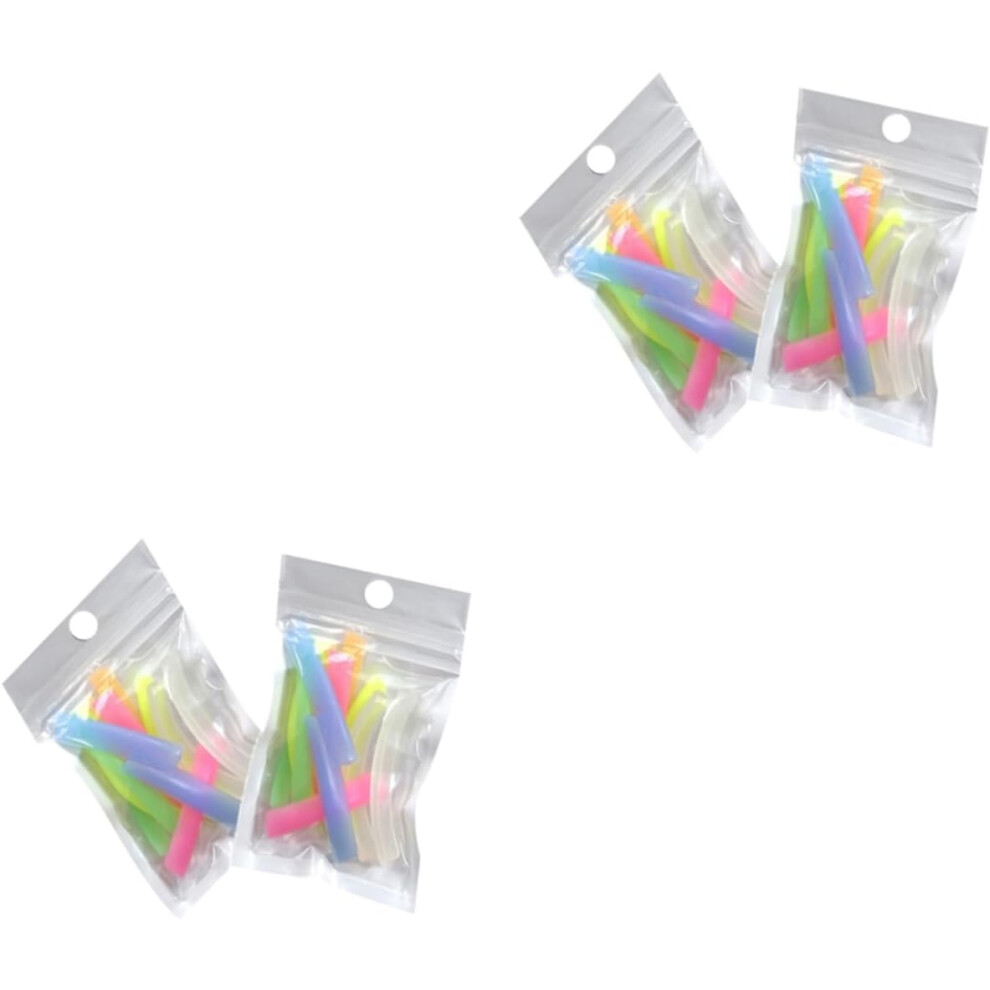 Hkhbjs 12Pairs Eyelashes Grafting Gaskets In Rainbow Made Of Silicone Material