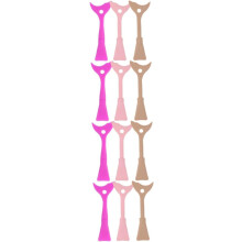 12-teiliges Set Mascara-Shield Silikon-Applikatoren, multifunktionale Wimpernschützer für das Auftragen von Mascara, Make-up-Werkzeuge