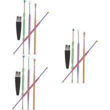 Kit de 3 cure-oreilles pour adultes, outil de nettoyage pour l'hygiène personnelle et à domicile.