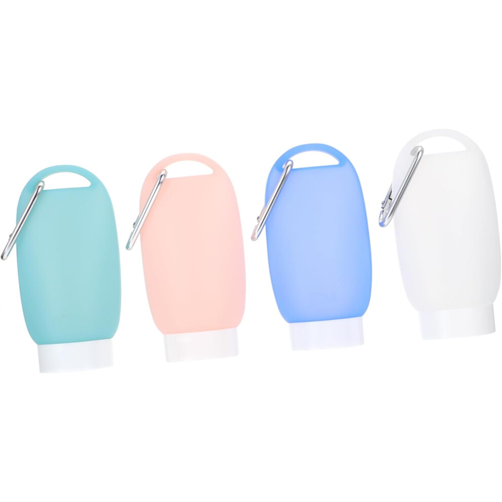 Hkhbjs 12Pcs Hand Lotion Bottle Portable Container For Travel Empty Travel Bottle Buckles For Toiletries And Cosmetic Refills