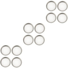 12 coperchi per germogli in acciaio inox con filtro per barattoli di germogli e conserve, ideali per la cucina.