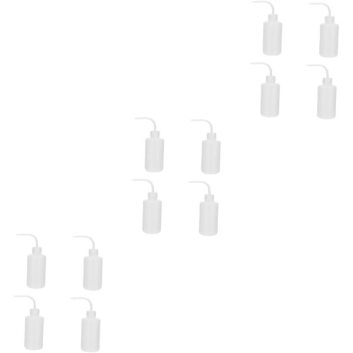 12pcs Practical Salon Eyelash Wash Bottle for Eye Cleaning Squeeze Bottle