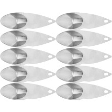 12-teiliges Kiwi-Löffel-Set aus Edelstahl mit gezacktem Rand zum Schälen und Schneiden von Kiwis