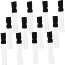 12 Mini-Glas-Parfümzerstäuber, nachfüllbar, ideal für Reisen und als Probeflaschen
